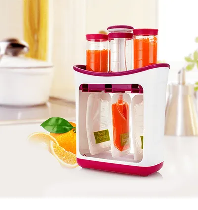 Baby Food Maker Squeeze Food Station Organic Food For Newborn Fruit Container Storage