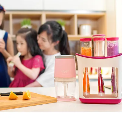 Baby Food Maker Squeeze Food Station Organic Food For Newborn Fruit Container Storage