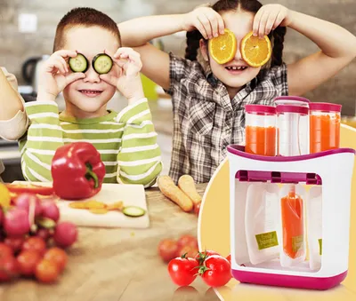 Baby Food Maker Squeeze Food Station Organic Food For Newborn Fruit Container Storage
