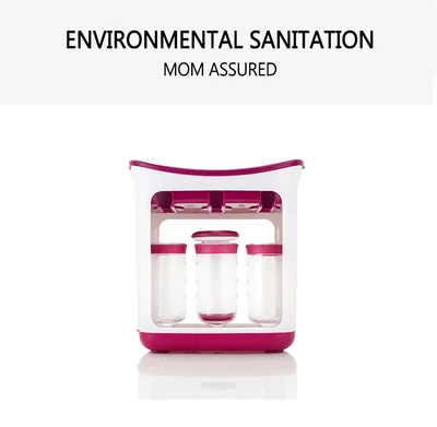 Baby Food Maker Squeeze Food Station Organic Food For Newborn Fruit Container Storage