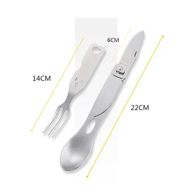 Portable Combination Tableware Western Food Fork Knife Spoon Environmental Knife And Fork School Canteen Tableware Outdoor Spoon
