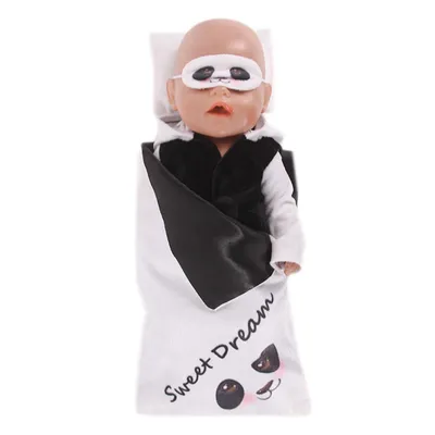 Set Sleeping Bag Pajamas Pillow Eye Mask Shoes