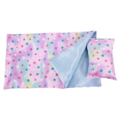 Set Sleeping Bag Pajamas Pillow Eye Mask Shoes