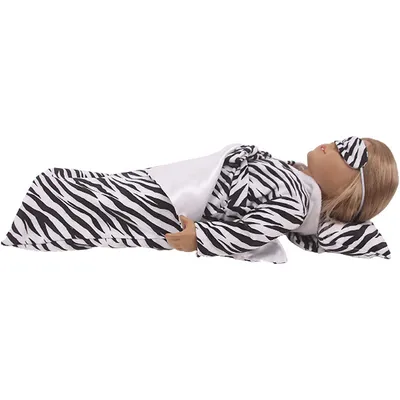 Set Sleeping Bag Pajamas Pillow Eye Mask Shoes