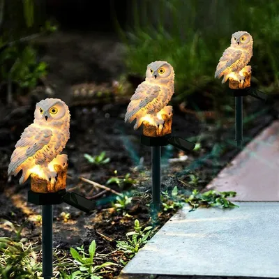 Hot Sell Owl Solar Light With Solar LED Outdoors Solar Light Solar Lamp Solar Garden Light