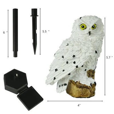 Hot Sell Owl Solar Light With Solar LED Outdoors Solar Light Solar Lamp Solar Garden Light
