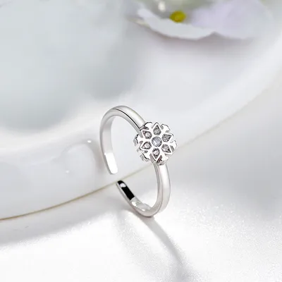 Diamond Ring Female Mouth Japanese And Korean Sweet Girl Heart Index Finger Ring