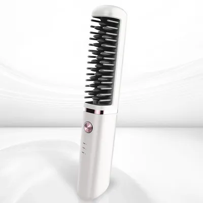 USB Rechargeable Hair Straightener Comb