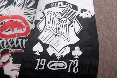 Fashionable Men's Graffiti Hooded Jacket