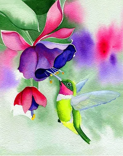 Flower And Bird Crafts, Digital Painting, Painting On Canvas, Hand-painted Art Painting