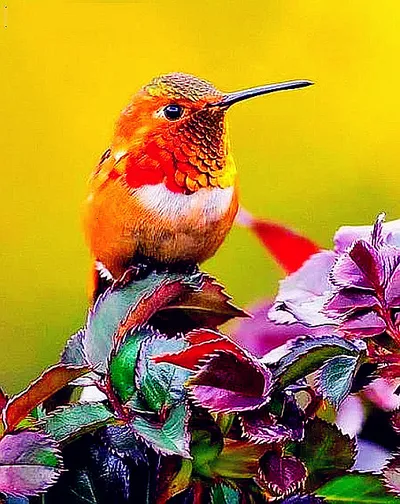 Flower And Bird Crafts, Digital Painting, Painting On Canvas, Hand-painted Art Painting