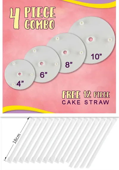 Double-Layer Cake Piling Bracket, Multi-Layer Fixed Gasket, Straw Support Frame