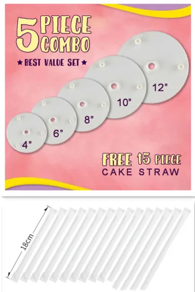Double-Layer Cake Piling Bracket, Multi-Layer Fixed Gasket, Straw Support Frame