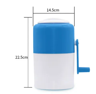 Portable Household Mini Easy Ice Shaver Crusher Handheld Snow