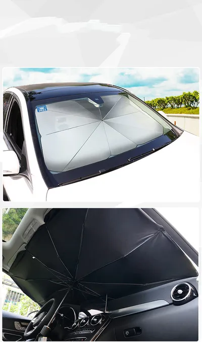 Car Sun Shade Cover Auto Sunshade Covers Interior Winscreen Front Windshield Sun UV Protector Windscreen Parasol Car Sunshade