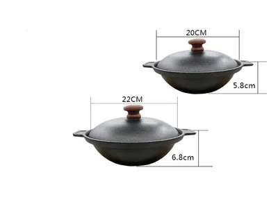 Special Cast Iron Pot For Claypot Rice General Purpose Pot For Induction Cooker