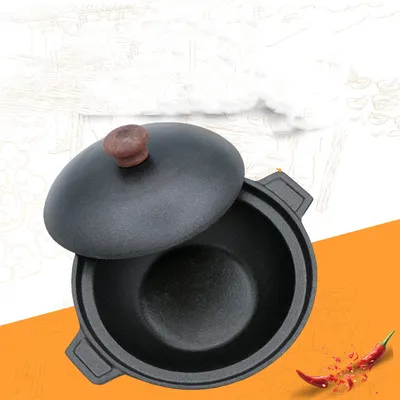 Special Cast Iron Pot For Claypot Rice General Purpose Pot For Induction Cooker