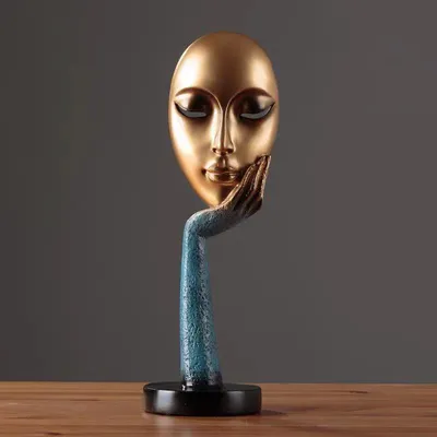 Thinker Resin Study Room Living Room Home Craft Decoration