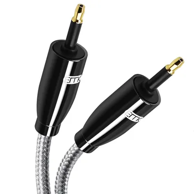 EMK Mini Toslink Audio Cable SPDIF Optical Cable 3.5 To 3.5 Optical Audio Cable