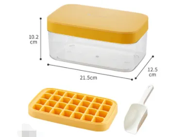 Ice Cube Mold Silicone Ice Tray Ice Making Mold Ice Box Ice Ball Storage Box Artifact