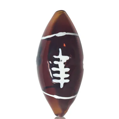 Rugby Model Glass Crafts Can Be Used As Home Furnishing Decoration