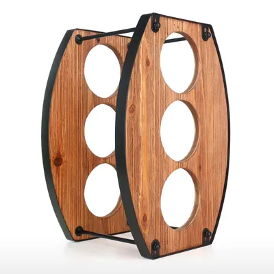 Metal Decoration Crafts Detachable Three-Hole Wine Rack Wrought Iron Wine Rack