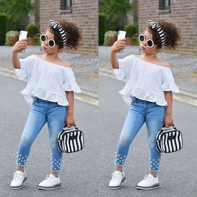 Shirt Shorts Girls Girl Kids Clothes For Baby Set Children