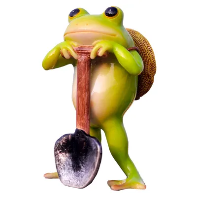 Creative Cute Frog Decoration Micro-landscape Flower Pot Resin Animal Succulent Pot Decoration Crafts Office Furnishings