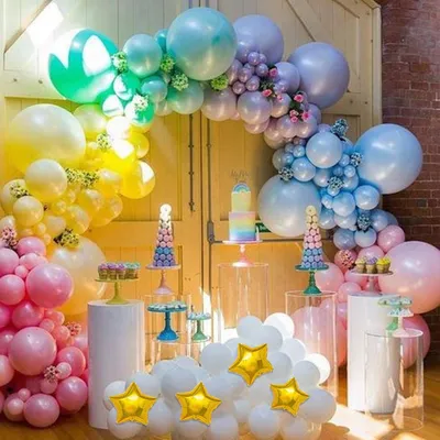 مستلزمات حفلة عيد الميلاد لغرفة حفلات عيد الميلاد بالبالون الماكا لاتكس