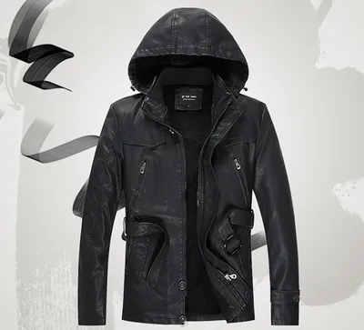Foreign Trade Autumn And Winter New Style PU Leather Men's Mid-length Style