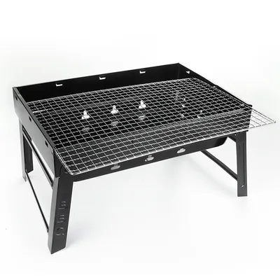 Stainless Steel Folding Barbecue Grill Charcoal Grill Korean Skewers Grill