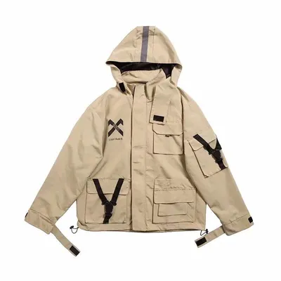 Workwear Jacket Men's Autumn And Winter Trend Hooded