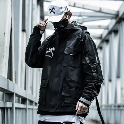 Workwear Jacket Men's Autumn And Winter Trend Hooded