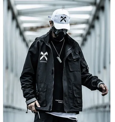 Workwear Jacket Men's Autumn And Winter Trend Hooded