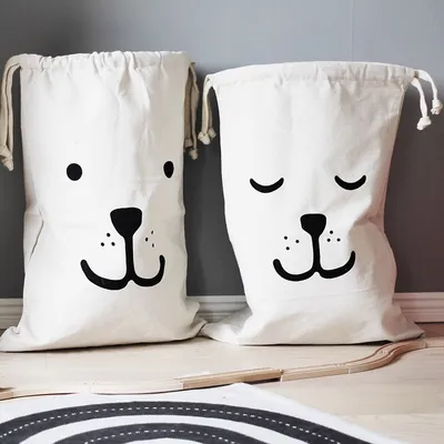 Home Canvas Storage Bag Sack