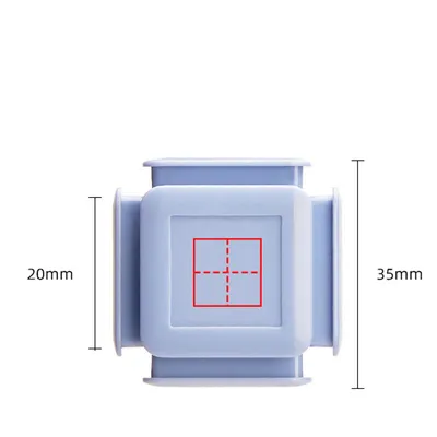 Creative Pinyin English Tianzi Grid Seal