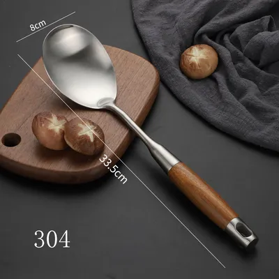 مجموعة أدوات المطبخ من الفولاذ المقاوم للصدأ من Pearwood 304