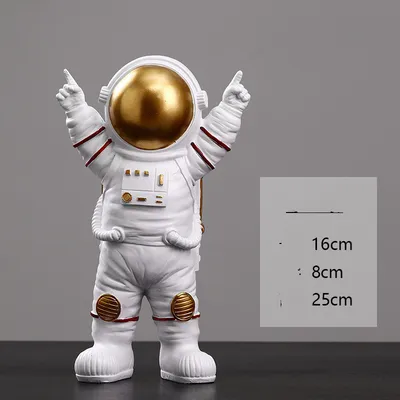 Creative Astronauts Crafts Resin Decoration Coffee Shop Music Bar Cabinet Soft Decorations