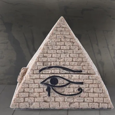 Sandstone Decoration Creative Resin Crafts Egyptian Pyramid Decoration Jewelry Storage Box