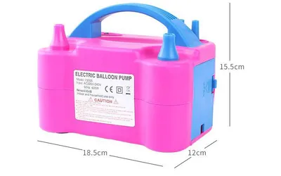 Balloon Electric Inflator Blowing Double Hole Automatic Mini Layout Decoration Wedding Wedding Wedding Supplies