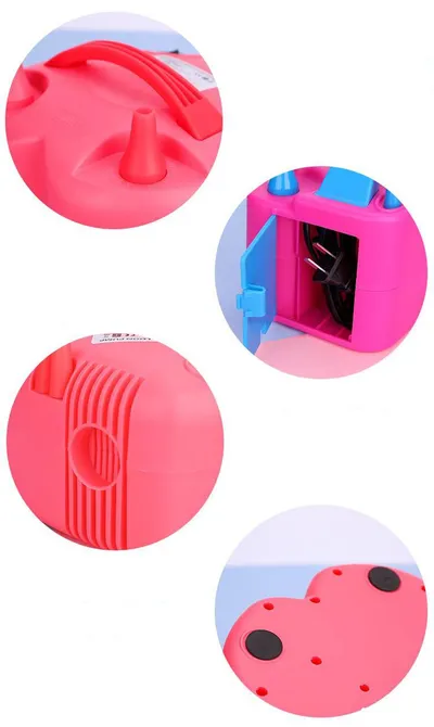Balloon Electric Inflator Blowing Double Hole Automatic Mini Layout Decoration Wedding Wedding Wedding Supplies