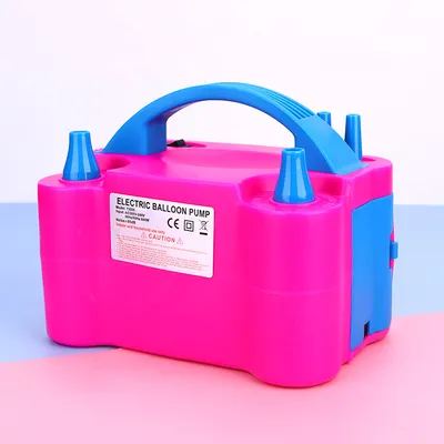 Balloon Electric Inflator Blowing Double Hole Automatic Mini Layout Decoration Wedding Wedding Wedding Supplies
