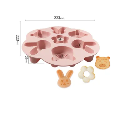 High Temperature Resistant Rice Cake Platinum Gold Cake Silicone Mold Baking Utensils