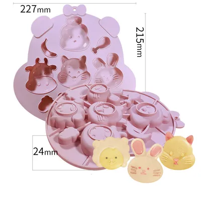 High Temperature Resistant Rice Cake Platinum Gold Cake Silicone Mold Baking Utensils