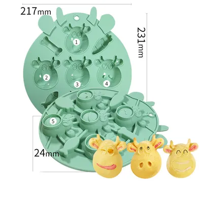 High Temperature Resistant Rice Cake Platinum Gold Cake Silicone Mold Baking Utensils