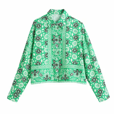 Women's Clothing Wholesale Summer New Style Printed Short Shirt Shorts