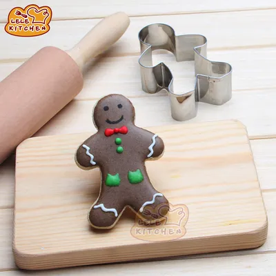 Stainless Steel Christmas Gingerbread Biscuit Mould Fruit Vegetable Cake Mould