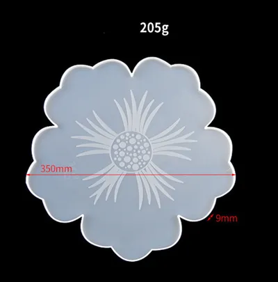 Flower Shape Silicone Coaster Set