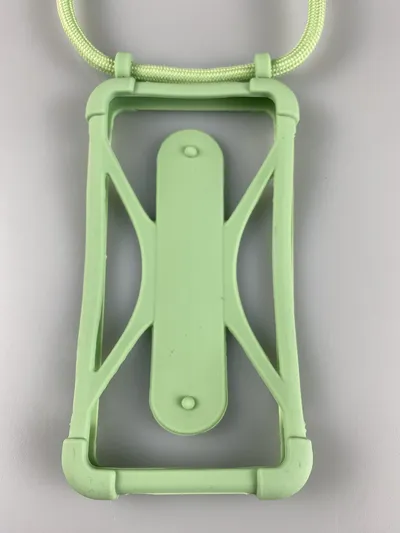 Compatible with Apple , Universal Silicone Lanyard Mobile Phone Case Crossbody Four-corner Anti-fall Protective Cover
