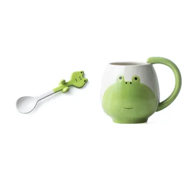 Creative Cartoon Ceramic Water Cup Mark